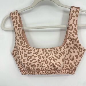Tan+Lines by Sivan Ayla Laguna Sports Bra Leopard L